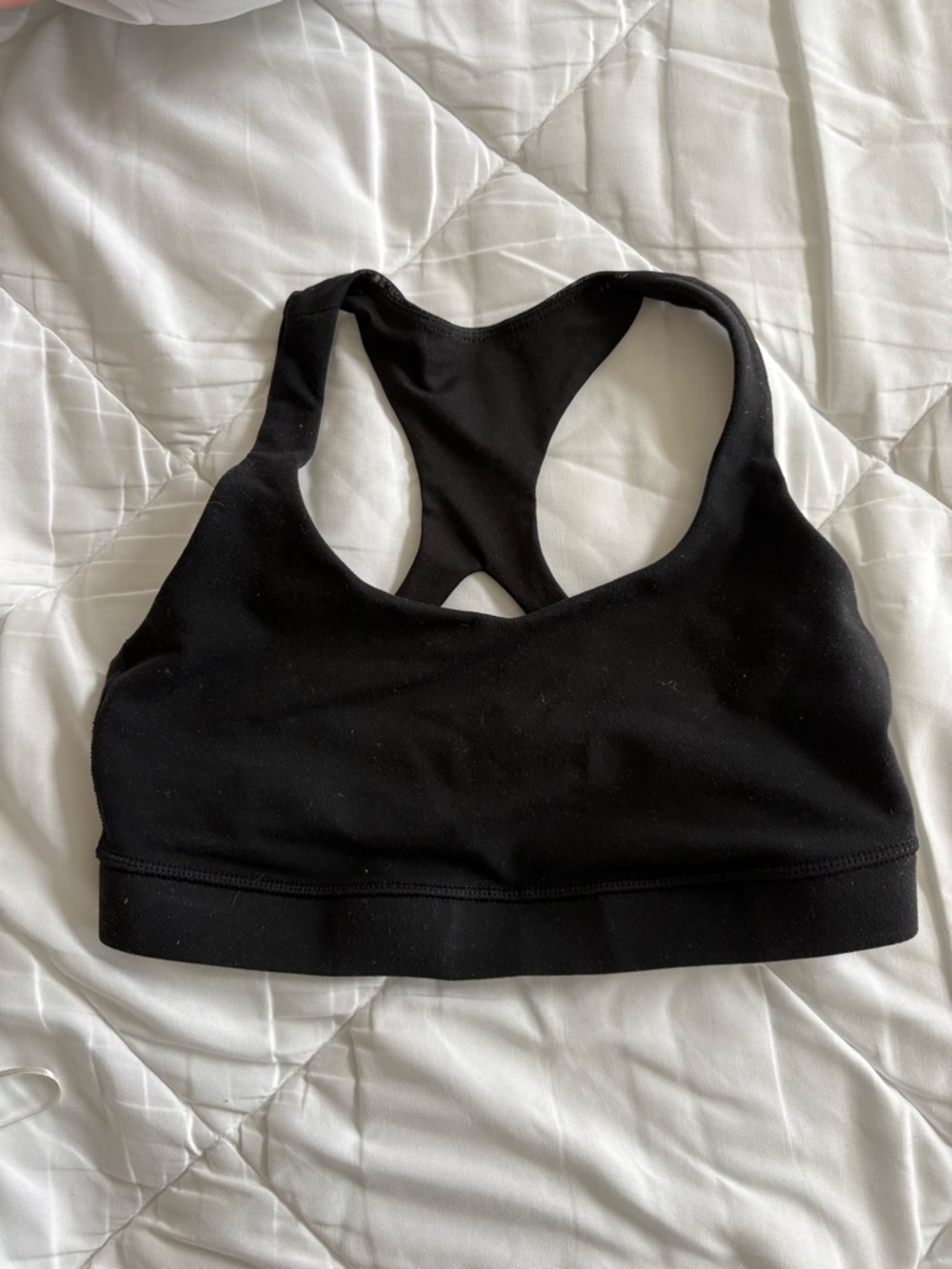 lululemon athletica Black Racerback Sports Bra